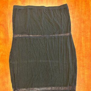 CS5 - Curvy Sense Black mesh Tube Dress 3x 22 24